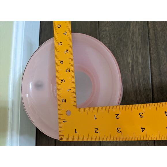 New Ikea Barbera Wesslander X Pia Amsell pink opaline blown artglass vase - Picture 2 of 5